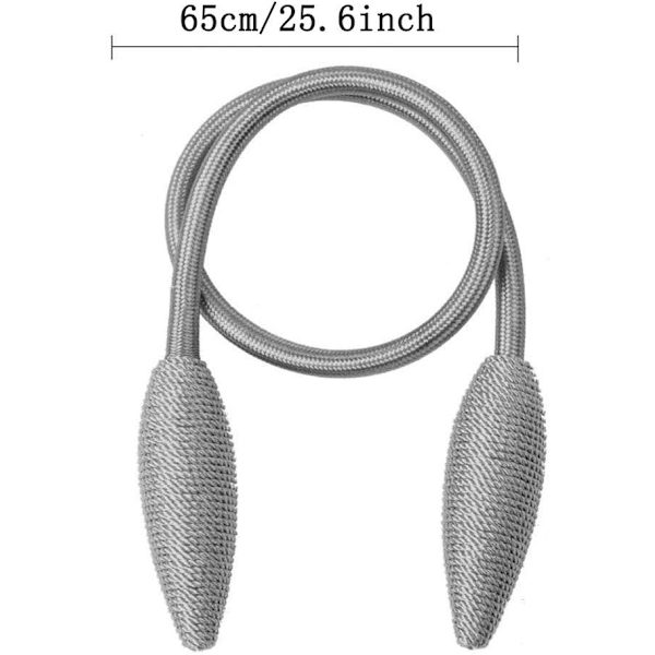 (Harmaa) Verhoklipsit, 2 kpl Luovat Verhoklipsit, Verho