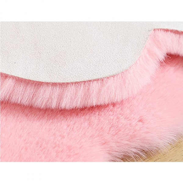 ##/Rosa teppe, myk, bjørnform, stue##/
