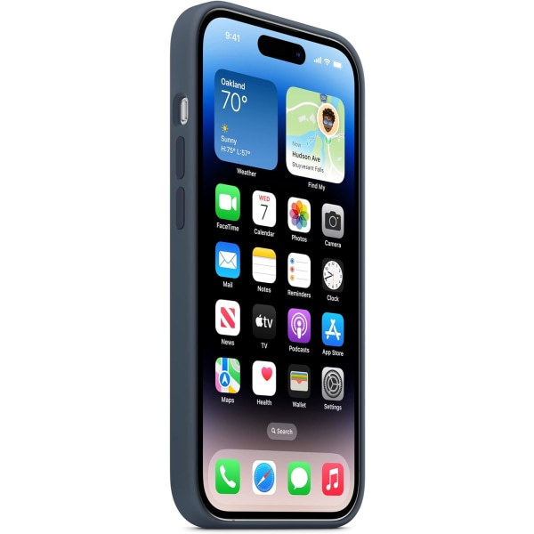 Silikonetui med MagSafe til iPhone 14 Pro - Storm Blå