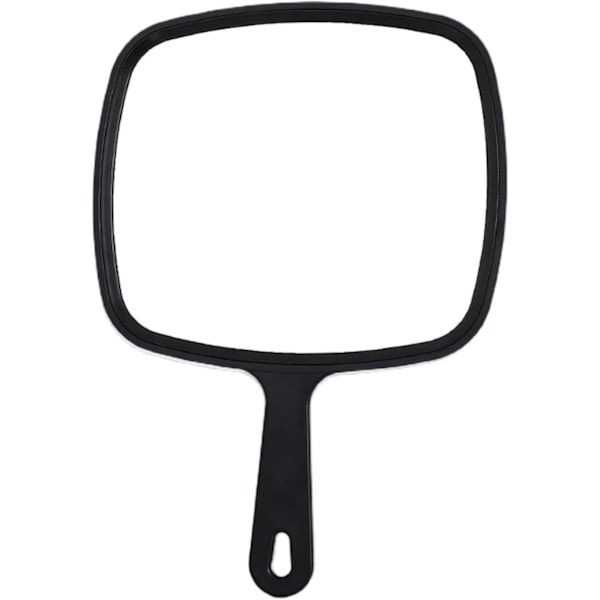 ##/Black large hand mirror cosmetic mirror with hanging holes##/