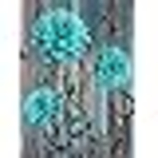 ##/Timanttimaalaussetti aikuisille (30*40cm), siniset kukat##/