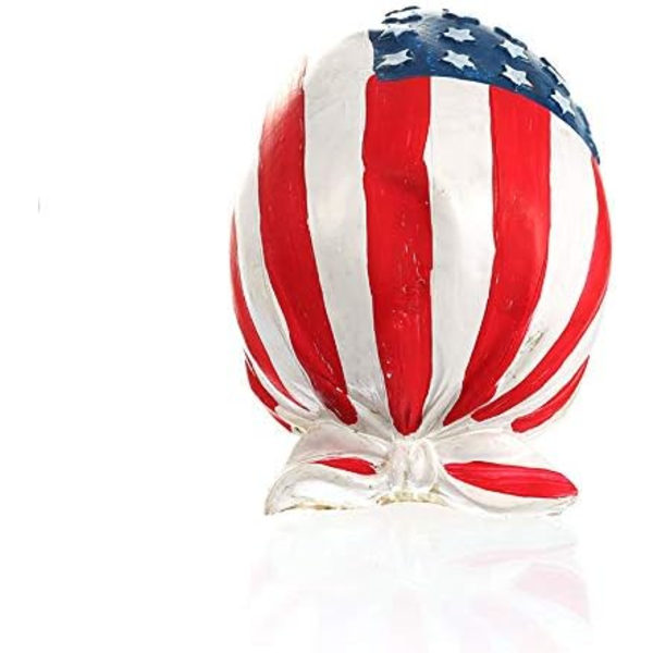 Kalloluun luurankohahmo Amerikan lipun bandana-koristeena, kallokoriste