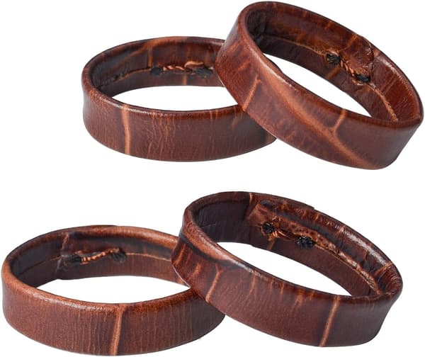 Läderarmbandringar för klocka, kompatibla med 20 mm klockarmband