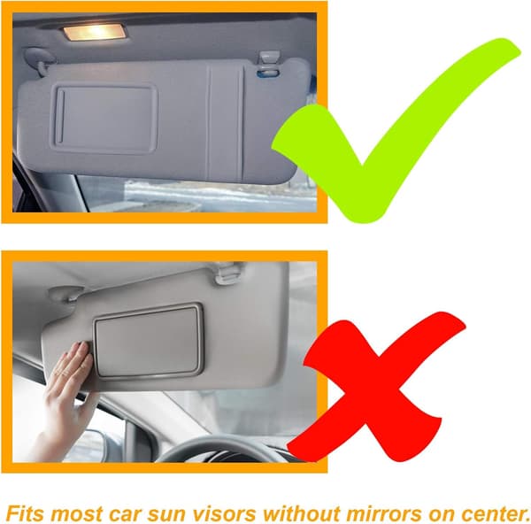 Bilsolskærm, Forlængelse (2 pak) til Anti-Blænding og Anti-UV HD