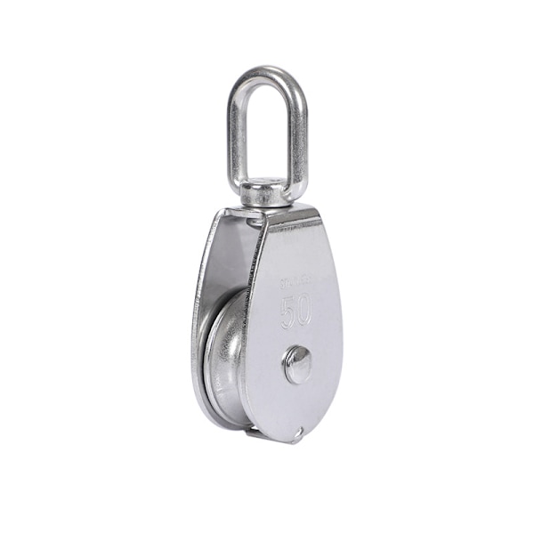 (M15 35kg) 1 st M15 Silver Enkel Hjulblock 304 Rostfritt Stål
