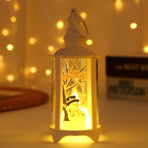 ##/Jullampa - snögubbe, LED-julkulor, Ch##/