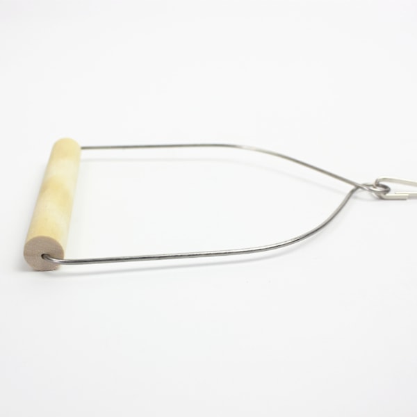 ##/Metal og træ gynge 14,5cmX8cm - Papegøje fugle legetøj##/