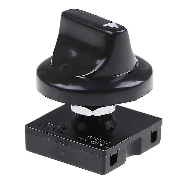 4-läges 3-hastighets Fläktväljare Rotationsbrytare Regulator Med Vred 13amp 120v-250v Hfmqv