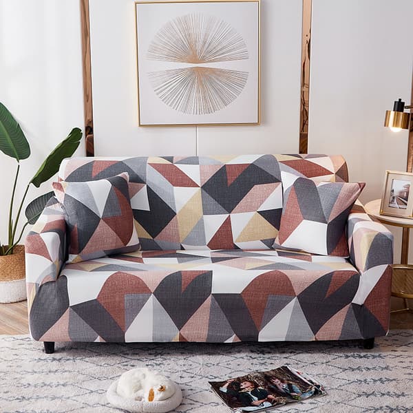 Sofa Trekk 2-seters 145-185cm Sofa Trekk med Armleninger Moderne Uni