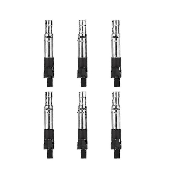 6 st Tändspole För A3 Tt R32 V6 3.2l 3.6l 022905715 022905100b