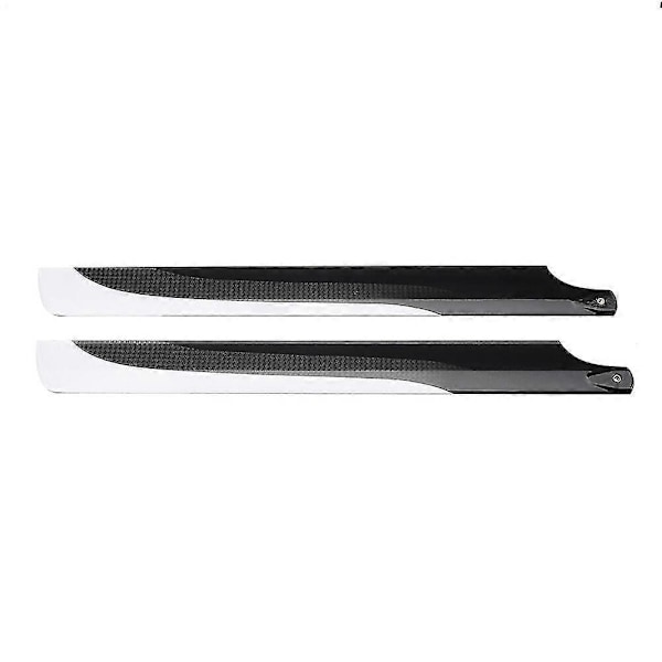 1 par PUDU 330mm Kolfiber Huvudrotor Blad Propeller För RC Helikopter