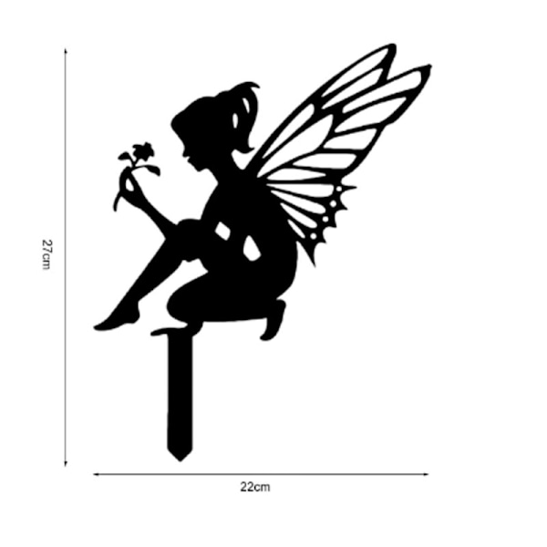 2 Trädgårdsdekorationer Fairy Garden Markplugg 1-pack