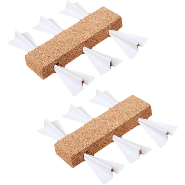 12 stift (i form av ett pappersflygplan), dekorativa stift, cre