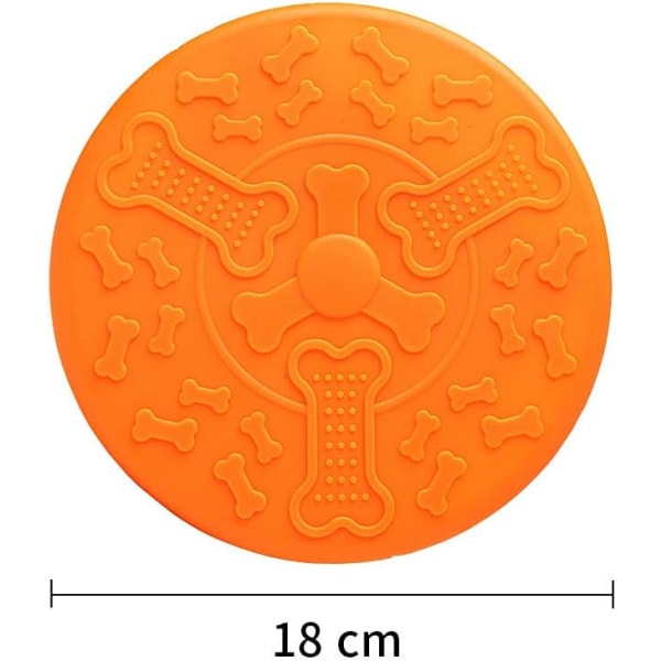 Frisbee-koiranlelu, 2 kiekkoa koiranlelu, koiran frisbee, koiranlelu frisbee, käytetty