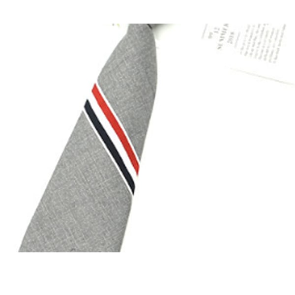##/Klassisk grå snedd slips##/
