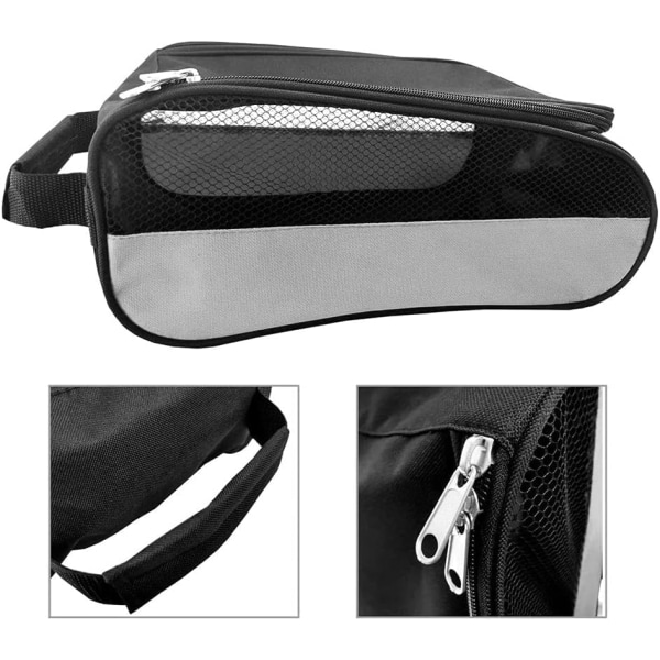 Golfkenkälaukku (musta ja sininen), miesten/naisten golfkenkälaukku, vetoketjullinen