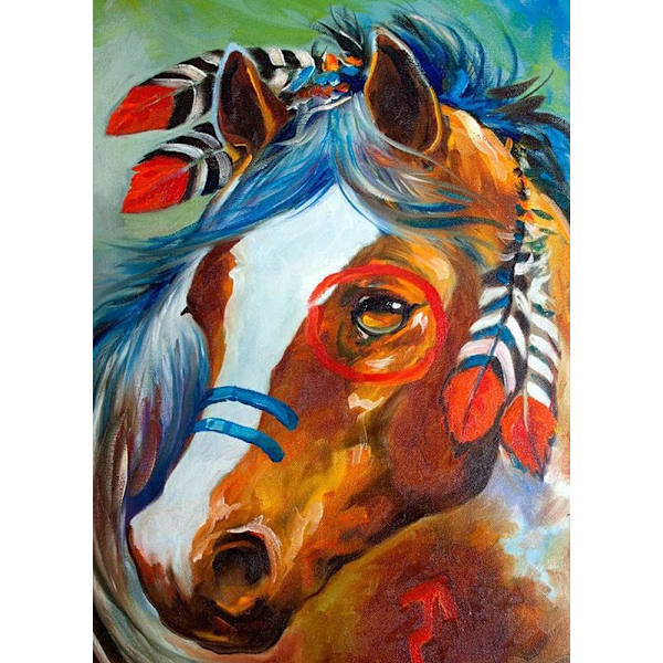 ##/30*40cm, 5D diamantmaleri kit, hest##/