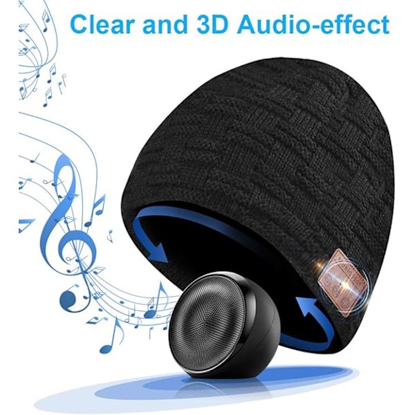 Presenter för män Bluetooth Mössa – Musikaliska presenter Teknikprylar