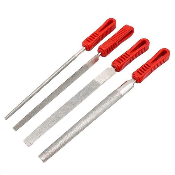 15 cm Triangel/Flat/Rund/Halvcirkel Diamantfil Metall Sten Snideriverktyg 6inch Flat