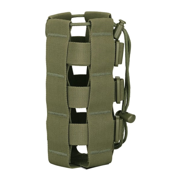 ##/Justerbar Vattenflaska Väska 300-800ml Khaki 1st Militärstil Nylon Vattentät Axelväska Soft Air Vattenflaska Bär System##/
