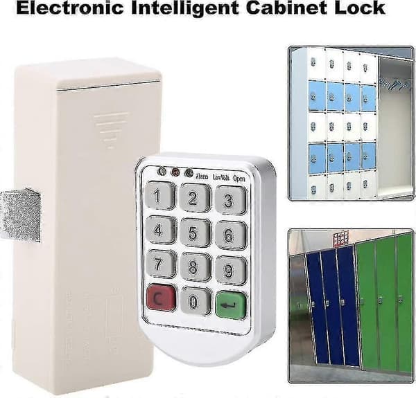 Elektronisk Intelligent Passord Tastatur Nummer Skap Dør Kode Lås Digital