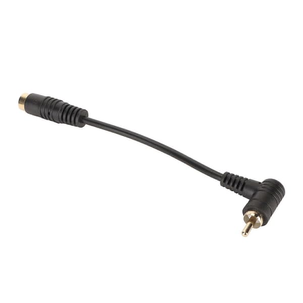 4-pinners video hun til 90 graders RCA hannkabel Plug and Play Mini DIN 4-pinners til RCA-kabel komposittvideoadapterkabel for PC TV