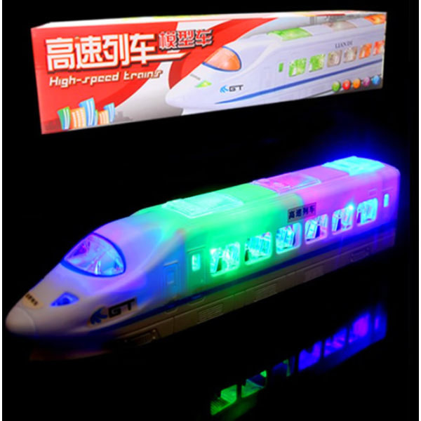Elektrisk tog for barn – med LED-lys og musikk. The Perf