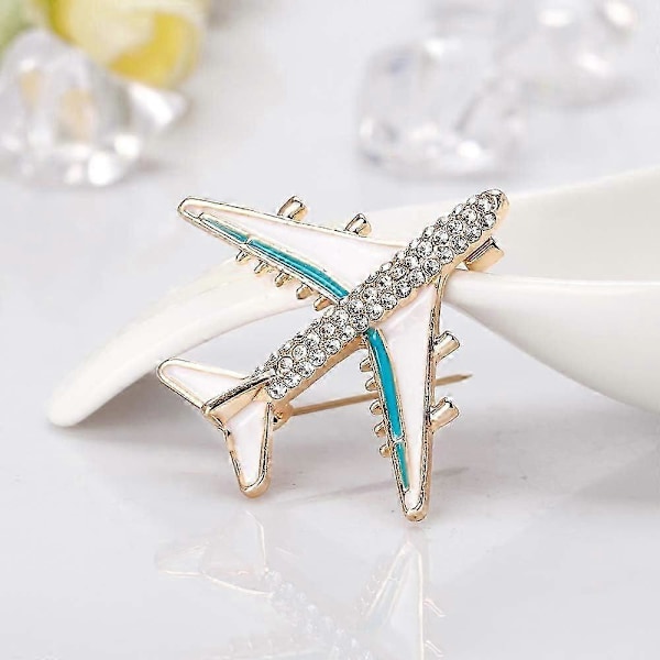 Flybrosje med Rhinestone, Stilig Design for Smykkegaver til Kvinner