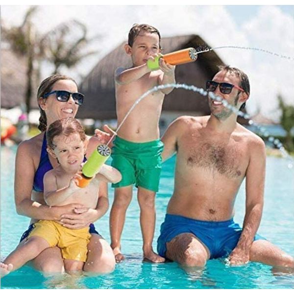 ##/(6 st) Vattenpistol Super Soaker Skumvattenpistol Långdistans Vattenblåsare Skytt Pump för Barn Sommar##/