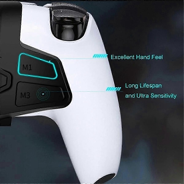 Bageste Paddle Tilbehør Controller Udvidelsessæt Bageste Knap og Bagplade Remapping Kit til Bag Cl