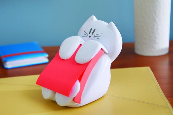 Dispenser, Kattform med 1 Blokk Post-it Z-Notes 90 Ark, 76