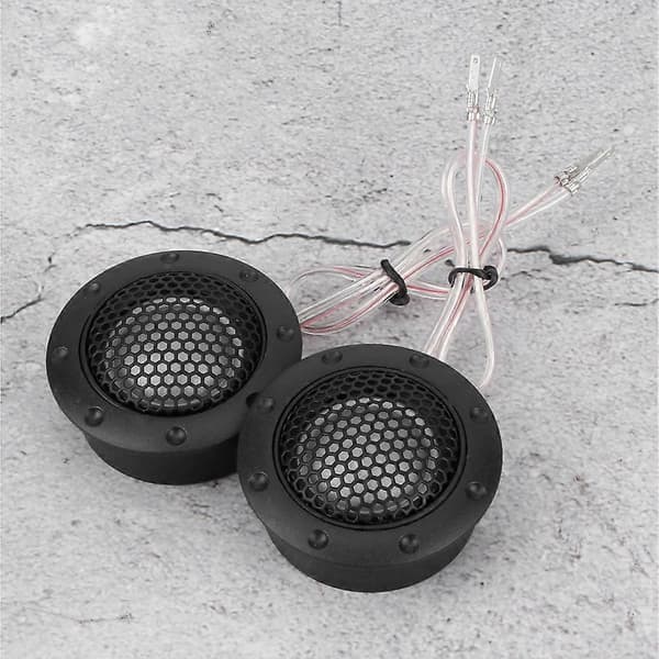2 stk. 25 mm/1 tomme Universal Dome Bilhøyttaler Stereo Liten Diskant Audio Lyd Høyttaler