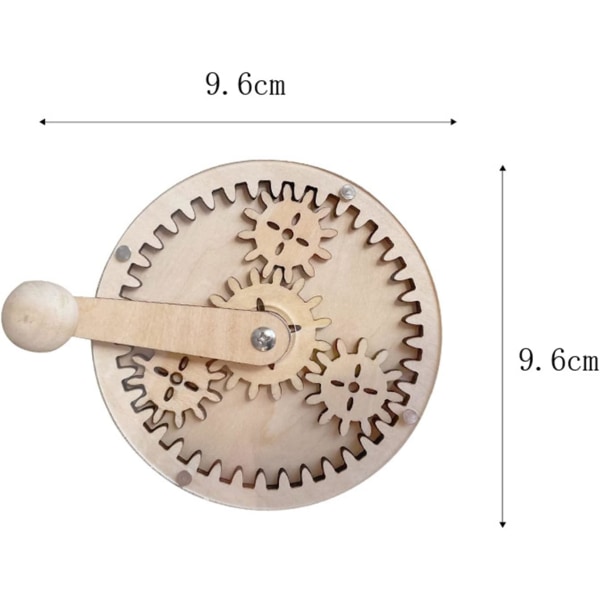DIY Busy Board Deler Svinghjul Tidlig Utdannende Treleker for