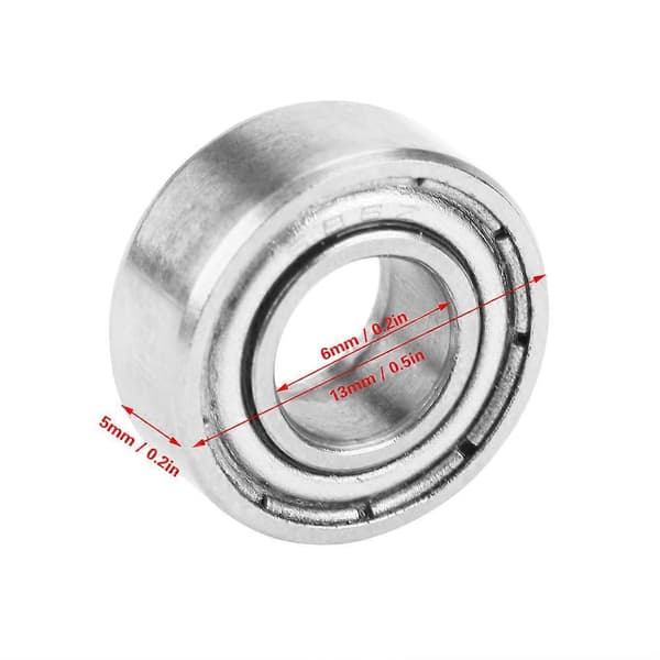 10 kpl 686ZZ Nopea yksirivinen syväurakuulalaakeri 6*13*5mm