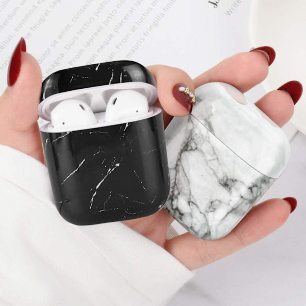 Beskyttelsesetui Kompatibel med AirPods 1&2, [Hård PC] [2