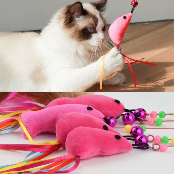 Cat Playset - Lek med katter - Sisal Mus, Badminton med Fishi