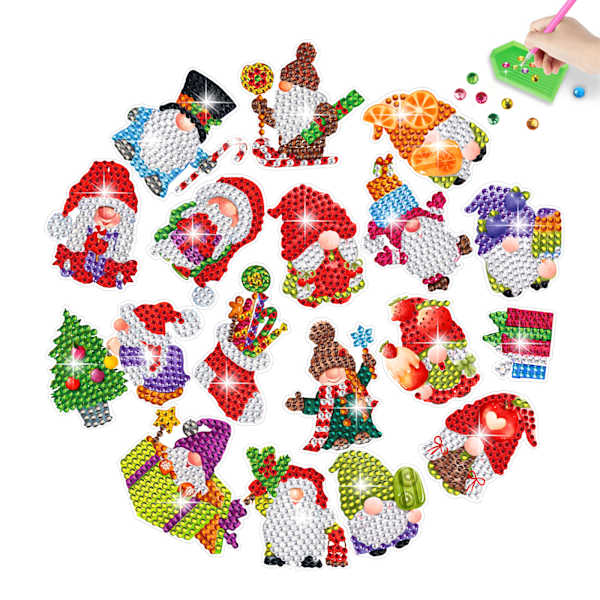 ##/5D Diamantmålning Jul, Diamantmålning DIY-klistermärken##/