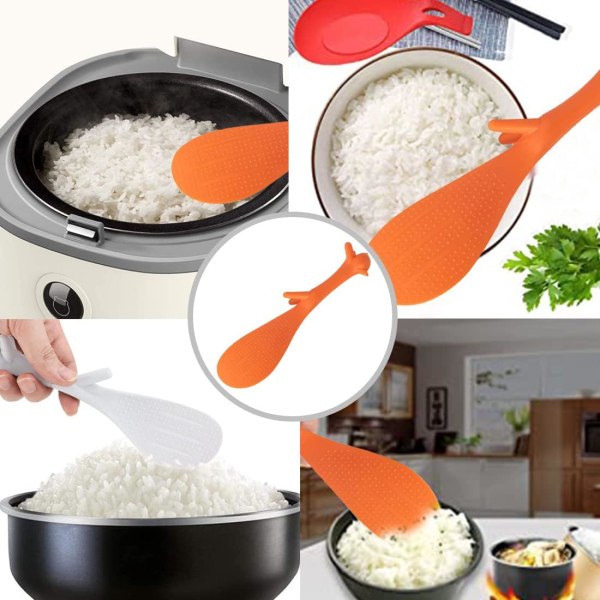 2 stk. Non-stick Ris Skeer, Egern Ris Skeer Kanin Formet Ris