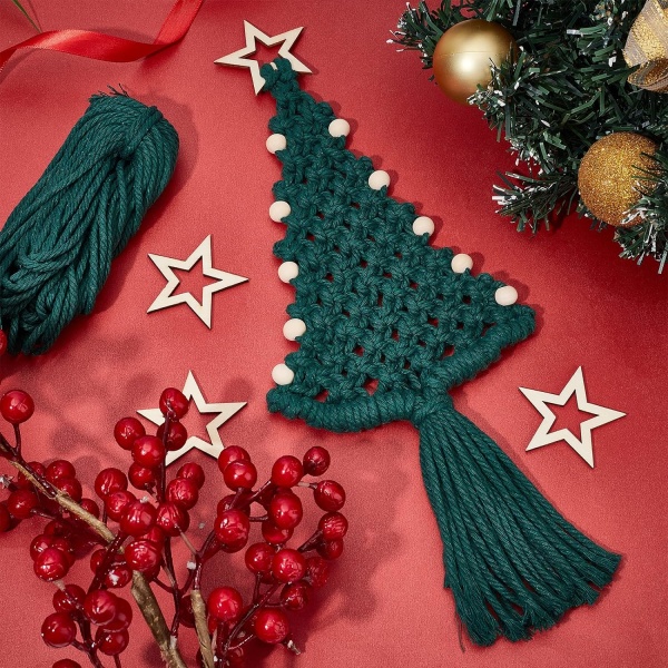 DIY Makrame Juletræ Kit Makrame Kit til Begyndere Jul
