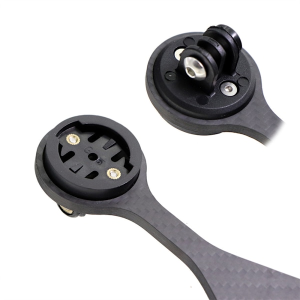 ##/Kolfiber Styrfäste för Cykelcomputer F12 för Garmin Cate##/