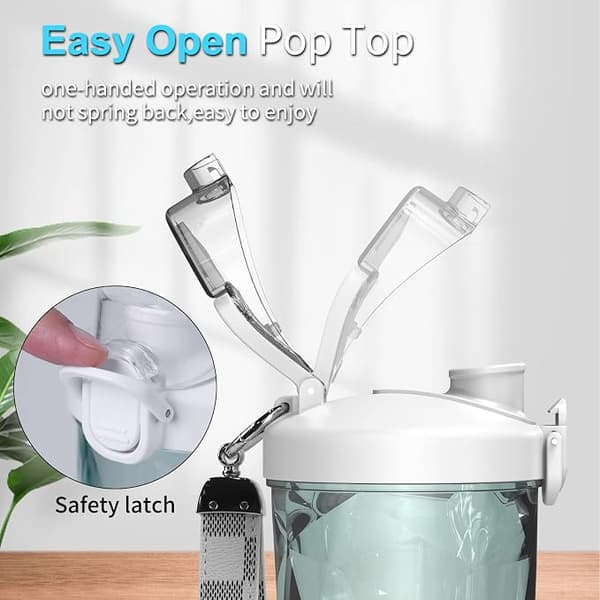 Bærbar blender, personlig blender for shakes og smoothies med 6 blader