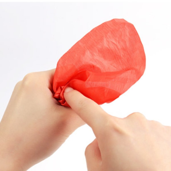 Silketørklæde Vanishing Pocket Vinyl Finger Grip + Rødt Silketørklæde wi