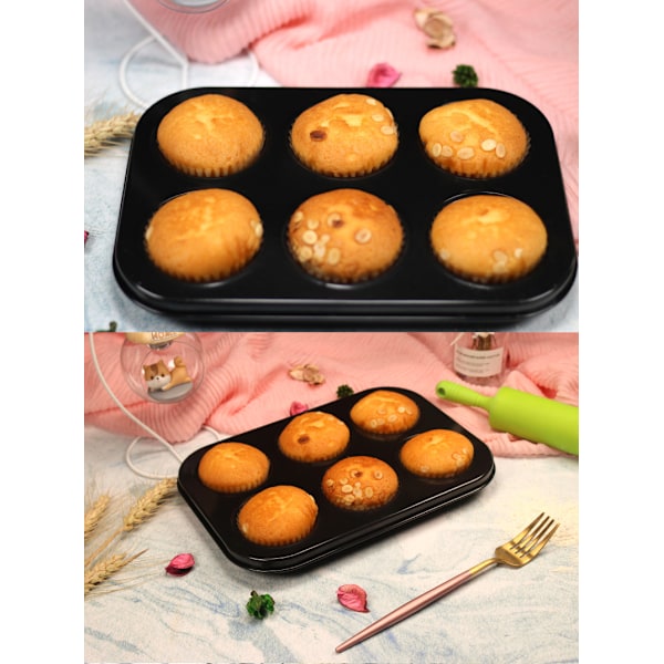 ##/Jumbo Muffinsform - Muffinsformer i karbonstål med non-stick belegg Cupcakeformer##/