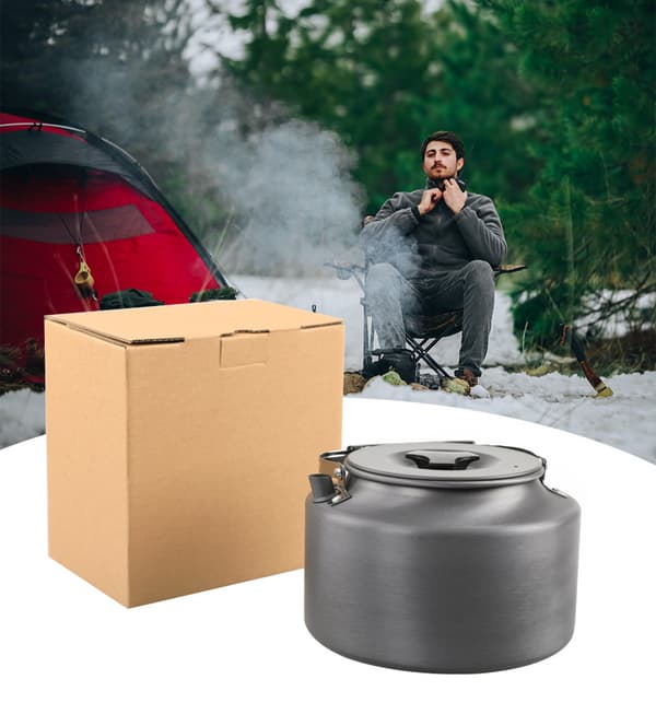 Kjele tekjele aluminium 2L aluminium laget av aluminium camping