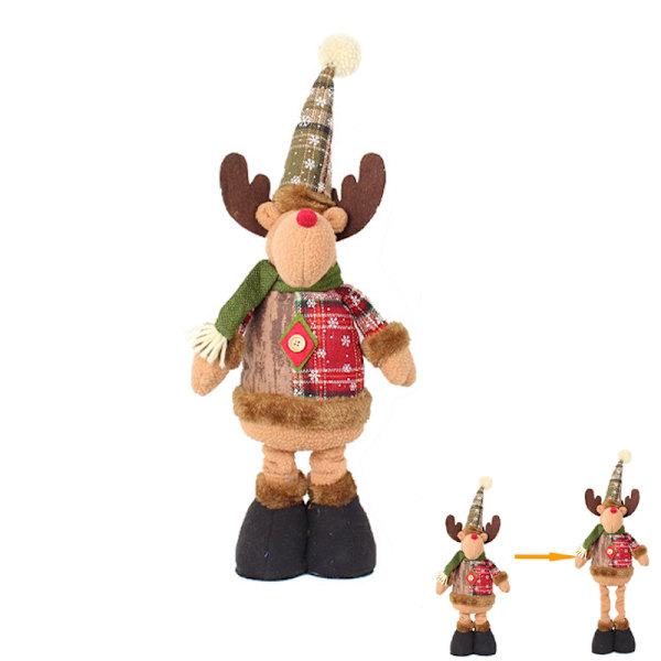 ##/Teleskopisk juldocka, ren-docka, julklapp 50CM##/