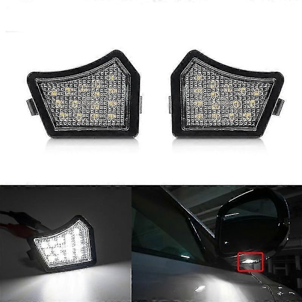 2 st LED-lampor under sidospegel, markbelysning för C30 C70 S40 S60 S80 V40 V50 V60 V70 XC70 XC90 31217838