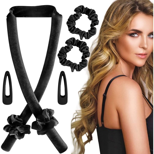 Hair Curl Without,Heat,Heatless Hair Curlers Velvet Heatless Hai