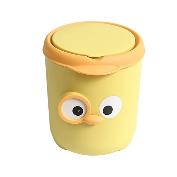 ##/Plast søppelbøtte på tegneseriebord i barnerommet##/