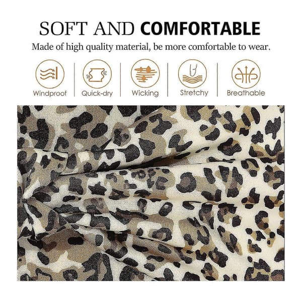 Dame Hårbånd, Multifunktionelt Hårbånd Hårbånd Hårbånd Multi-styl Leopard