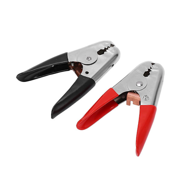 Par 600AMP Sort Rød Booster Startkabel Klemmer Batterioplader Clips Universal til Bil